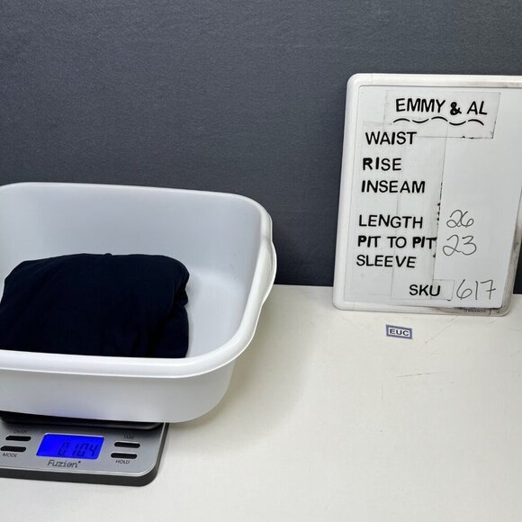 J Jill Wearever Jersey Knit Mock Neck Long Sleeve Top Size L Navy Blue Stretch - Picture 12 of 12